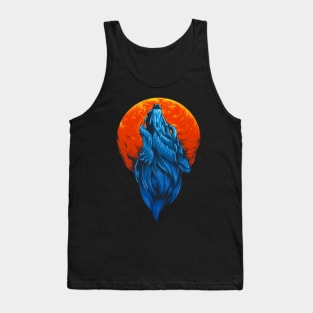 Bloodmoon wolf Tank Top